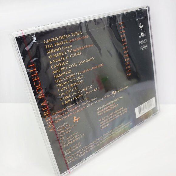 Andrea Bocelli Sogno CD Operatic Classic Vocal Ballad Music 1999 Sealed - Picture 3 of 9